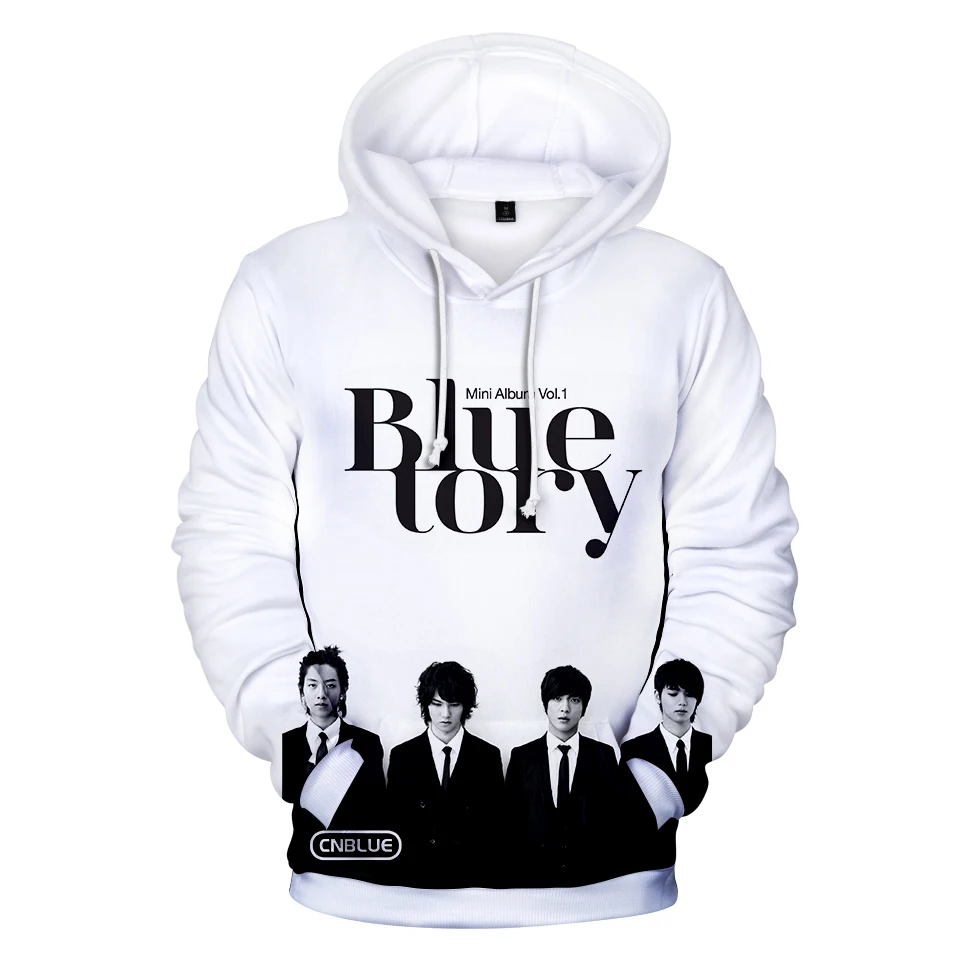 Женская/мужская толстовка с капюшоном CNBlue Корейский Kpop 3D принт 4XL | Женская одежда
