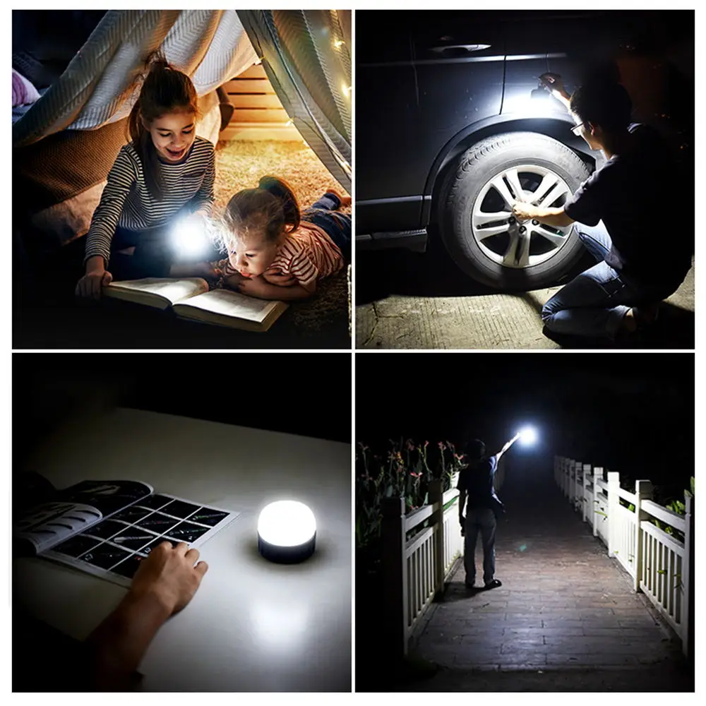 

7200mAh Portable Lantern Camping Lamp Tent Light Emergency Reading Repairing Lamps Waterproof Hang Magnet Flashlight DC Interfac