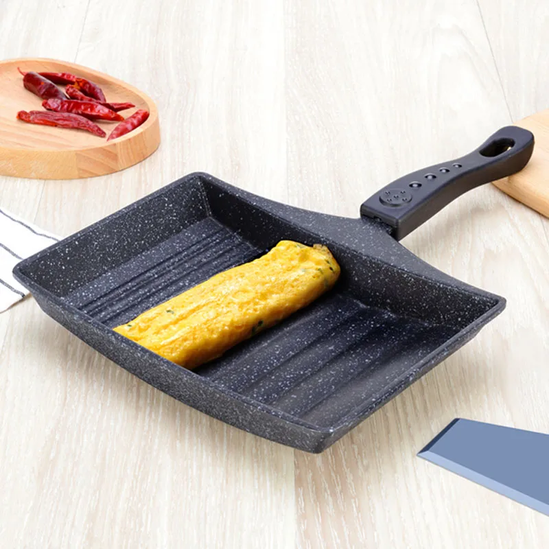 Японское антипригарное устройство Betohe Tamagoyaki с плоским дном толстые омлет из яиц