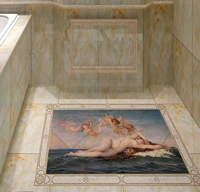 

[Self-Adhesive] 3D Angel And Naked Girl 2 Non-slip Waterproof Photo Self-Adhesive Floor Mural Sticker WallPaper Murals Print