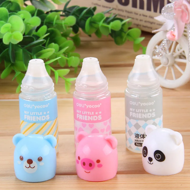 35 мл милый кавайный мультяшный медведь панда пластиковый жидкий клей для детей