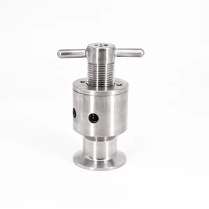 Регулируемый предохранительный клапан для сброса давления, три зажима 1,5 дюйма, 0,5-5 бар, санитарный ферментатор из нержавеющей стали SUS 304 для пивоварения