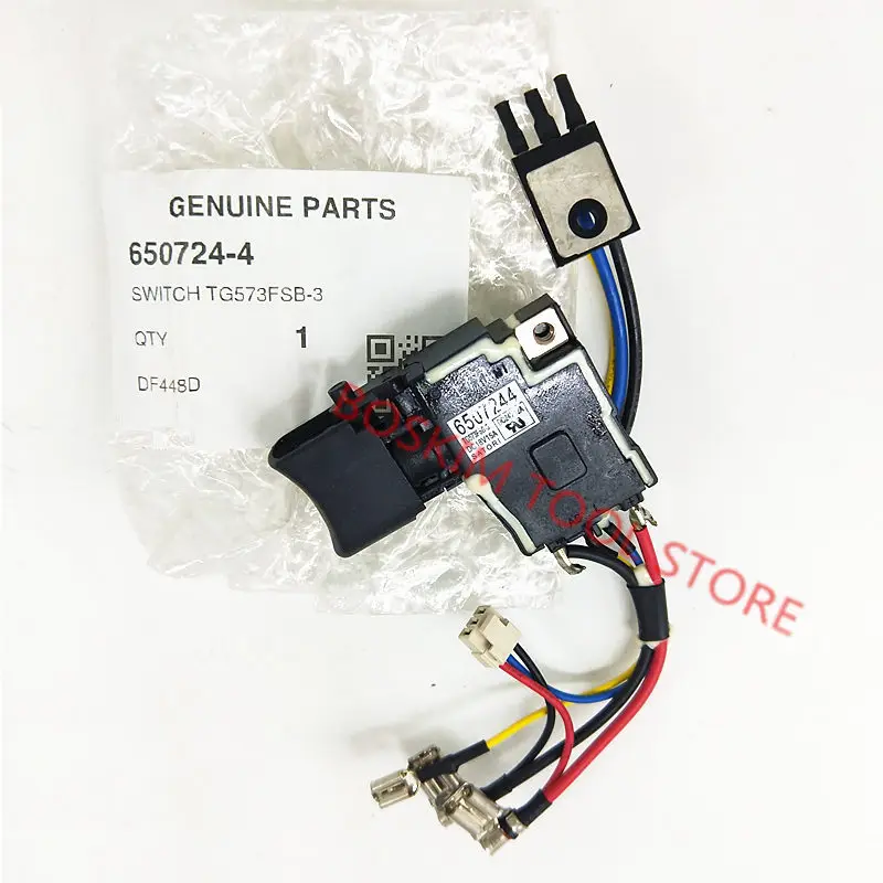 Переключатель для Makita 6507244 6506824 DHP458 DHP448 DDF458 DDF448 BHP458 BHP448 BDF458 BDF448 650724-4 650682-4 |