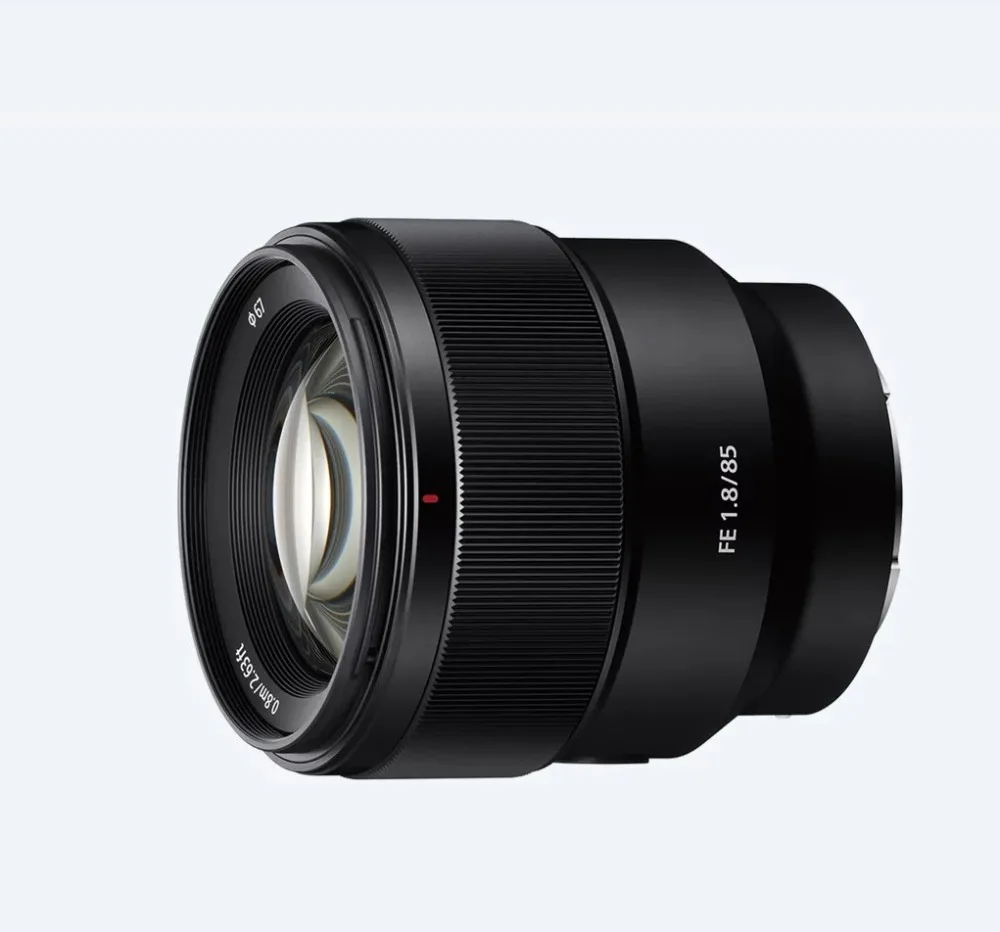 Объектив SONY FE 85 мм F1.8 объектив для портретной съемки Sony a6500 a7 II III a7R a7S a9 зеркальная