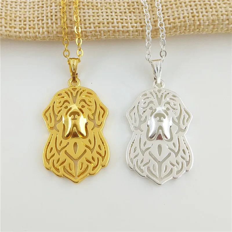 Модное ажурное милое ожерелье с животными из мультфильмов кулоном для домашних