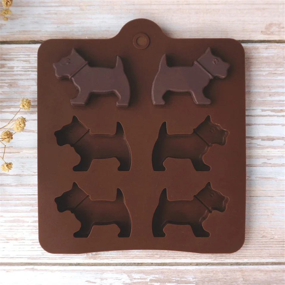 Антипригарная силиконовая шоколадная форма для домашних животных формы льда