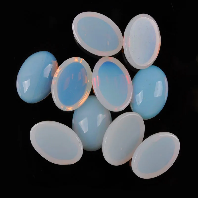 10 шт./партия, опаловые бусины, 14 х10 мм