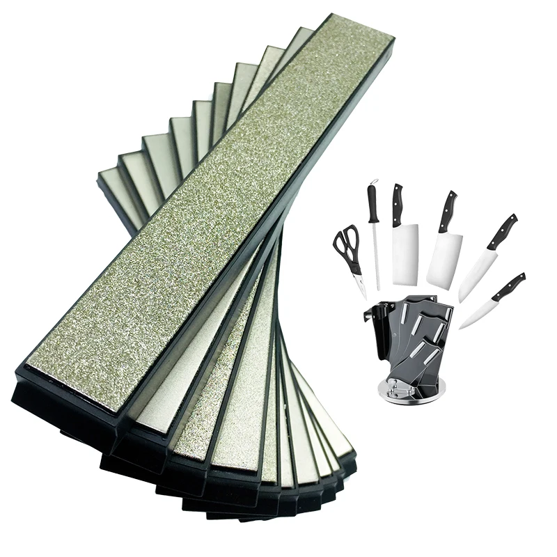 

7 pieces Kitchen Knife Portable Apex Pro pencil sharpener diamond whetstone Grinding whetstone 80-2000Grit