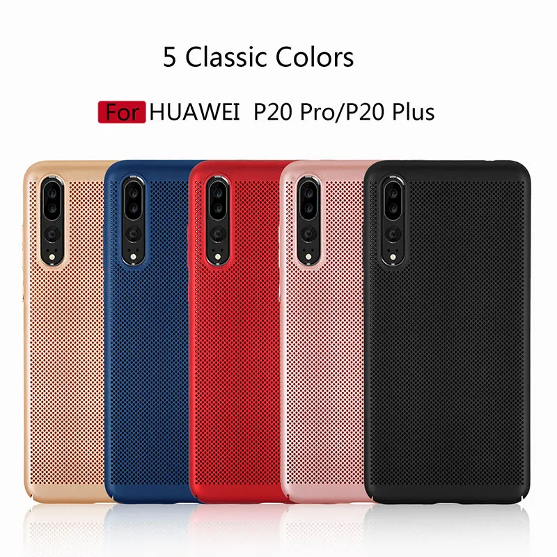 Ascromy For Huawei P20 Pro Case Breathable Heat Dissipating Mesh Cover P10 Lite P9 Honor 9 Mate Phone Accessories |