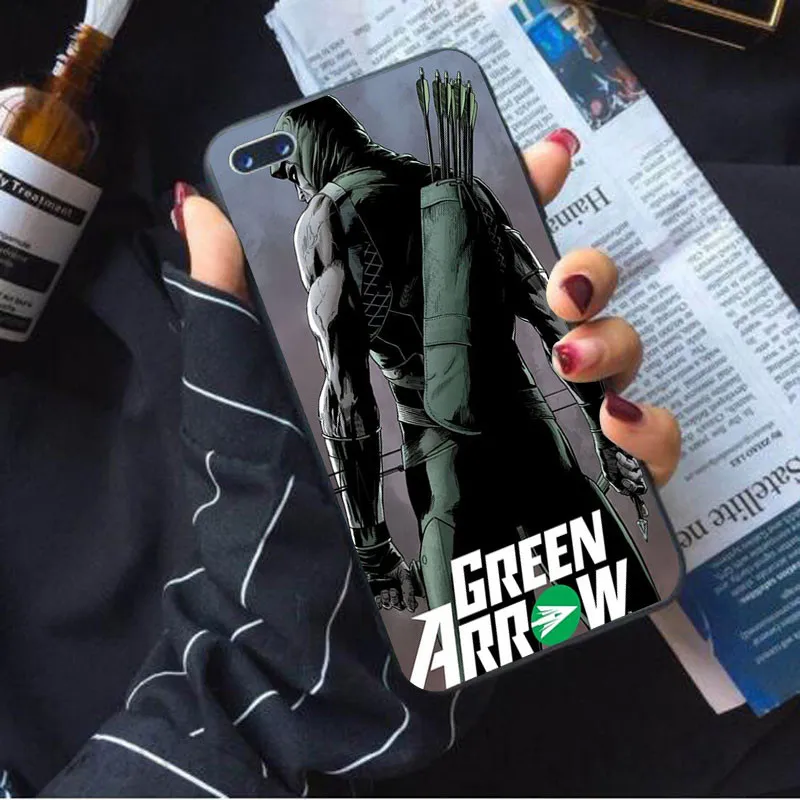 case 30 Чехол для телефона Зеленая Стрела, мягкий чехол для iphone 8 7 Plus X 6 6 S XS Max xr SE 10 5 5S, крутой дизайн, силиконовый чехол для мобильного телефона - Цвет: case 30
