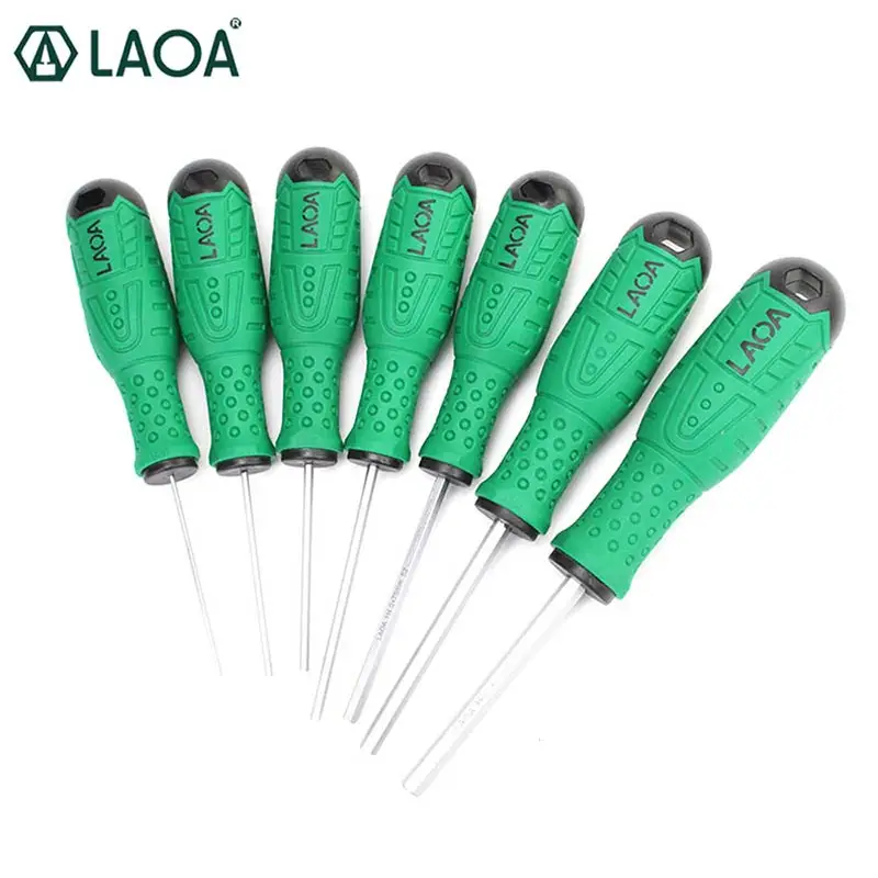 LAOA S2 Hexagon Screwdriver Handle Hex Key  Hexagon Wrench with Magnetic Screwdrivers 1pcs