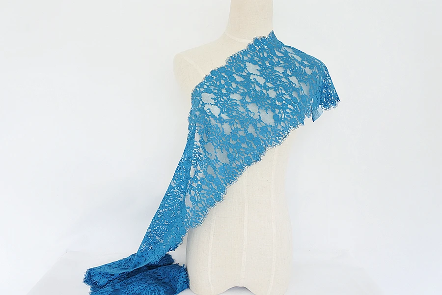 LASUI новый комплект из 3 предметов/1 лот кружевной темно синий ткани width23cm платье