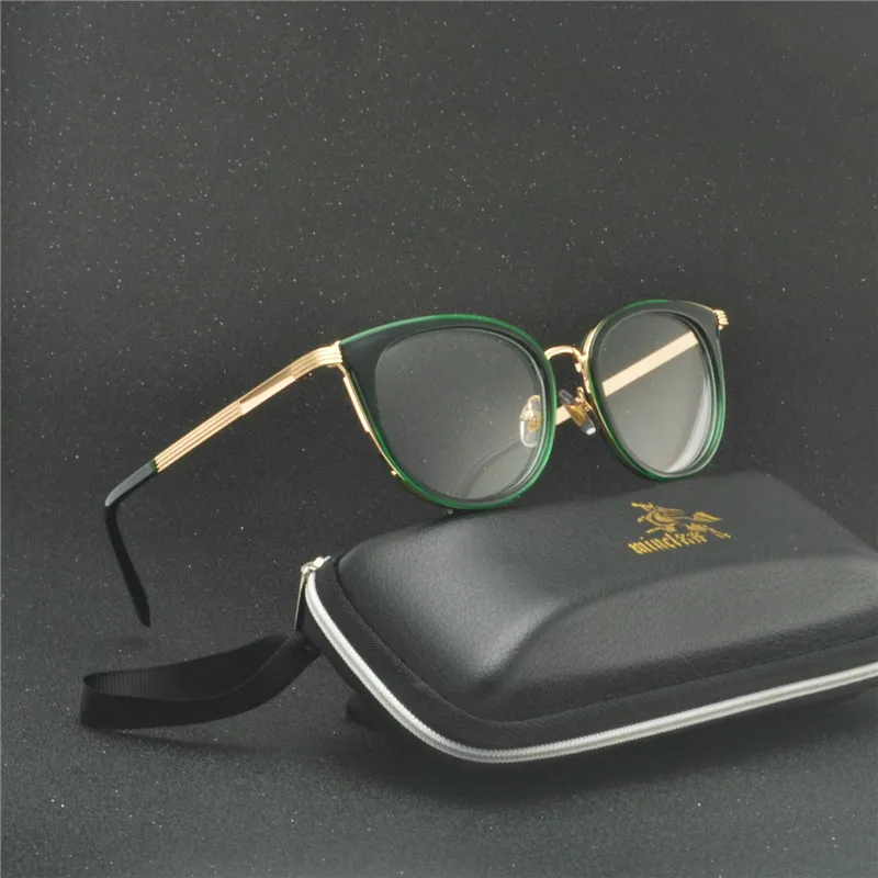 Модные прозрачные очки MINCL оправа для женщин и мужчин винтажные кошек круглые