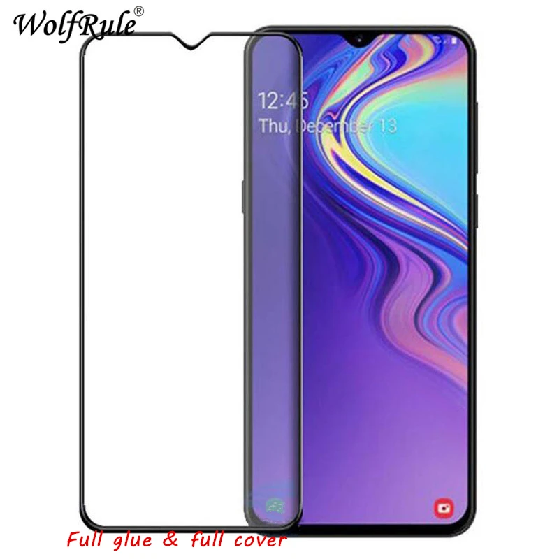 

LCD Screen Protector Film For Samsung Galaxy M10 Full Glue Tempered Glass For Samsung Galaxy M10 Full Cover Glass For Galaxy M10