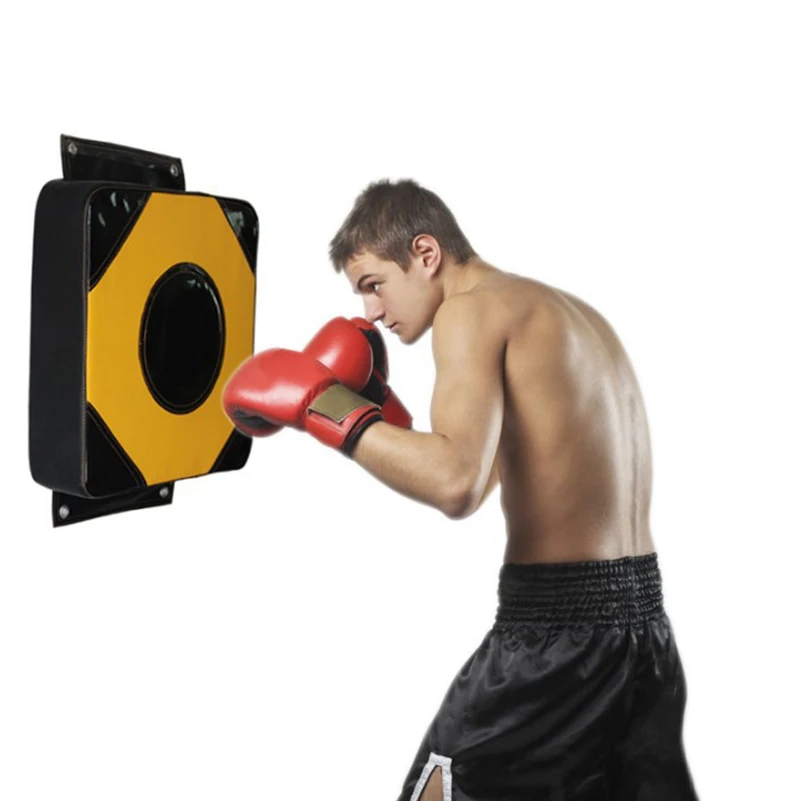 40*40*10cm High Quality Boxing Target Durable PU Punching Pads MMA Kick Muay Thai Square Wall TKD Martial Arts Punch Pad | Спорт и