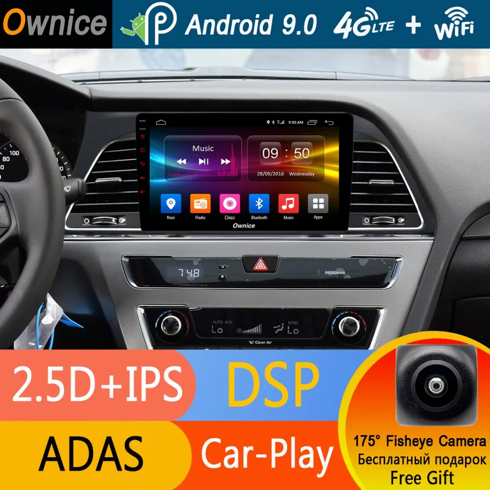 Автомобильный DVD-плеер с восьмиядерным процессором 9 &quotIPS Android 0 GPS-радио для Hyundai