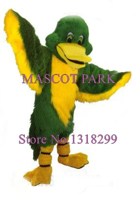 

PROFESSIONAL Plush Mallard Green Duck Mascot Costume Adult Anime Cosplay Costumes Theme Carnival Mascotte Fancy Dress Kits