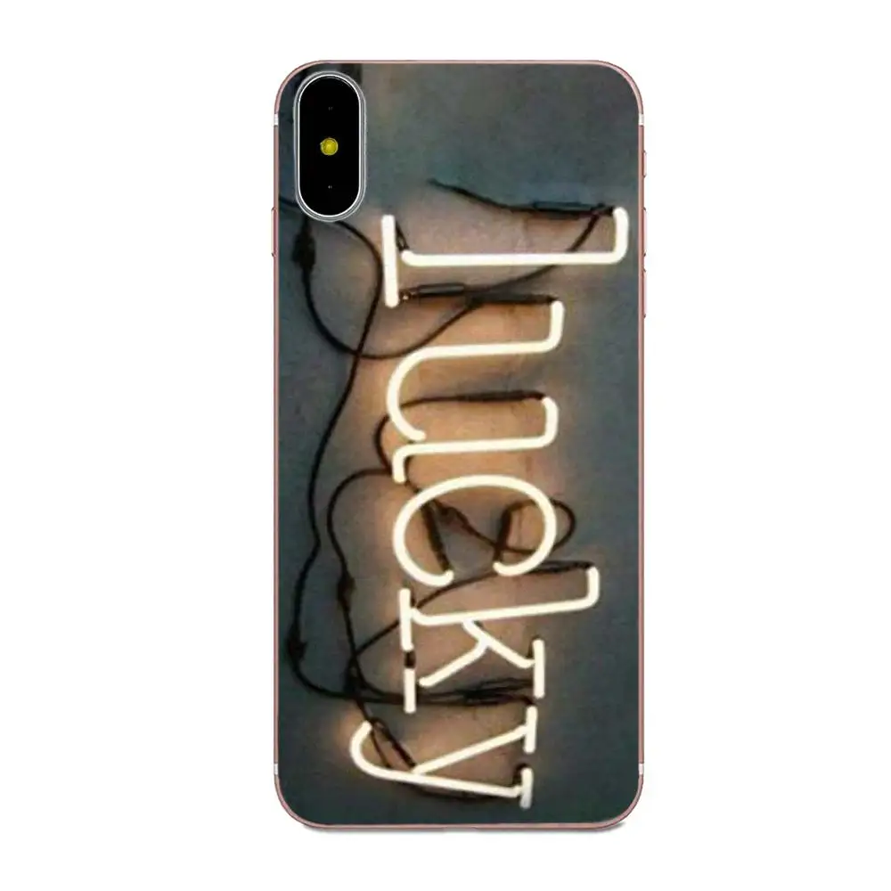 Мягкий чехол для Samsung Galaxy Note 5 8 9 S3 S4 S5 S6 S7 S8 S9 S10 mini Edge Plus Lite Lucky Love Pink | Мобильные