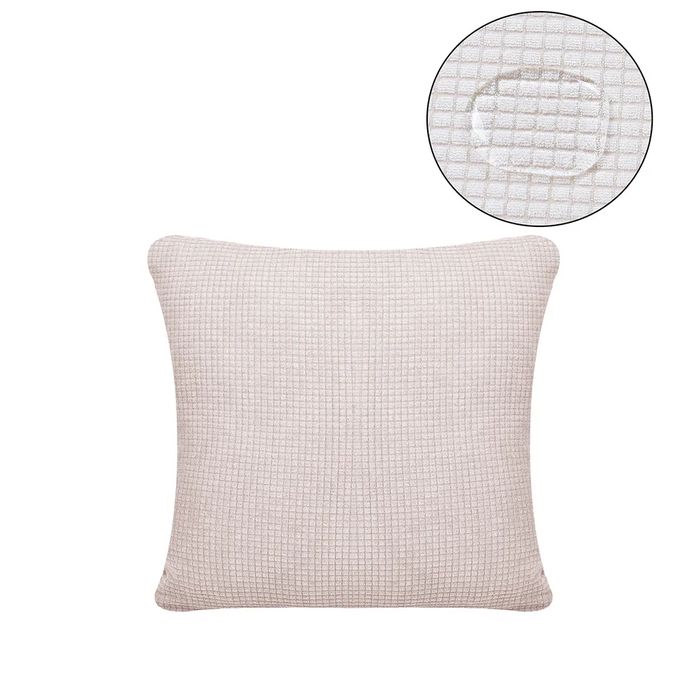 40*40 см, однотонный чехол для подушки из полиэстера, квадратный чехол для подушки, непромокаемый плед, однотонный чехол для подушки s для спальни