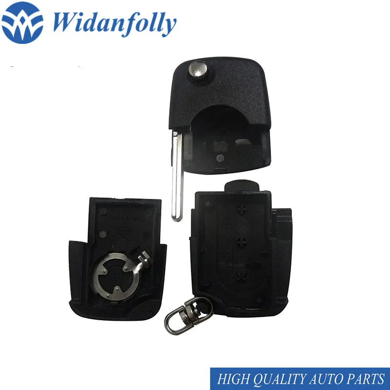 Widanfolly 3 button Folding Flip Remote Key Shell CR1616 Battery Holder HU66 Blade For TT A2 A4 A6 A8 RS4 | Автомобили и