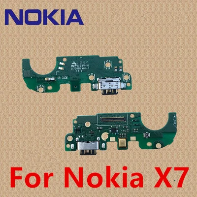 Для Nokia 7 Plus OEM зарядный порт печатная плата usb зарядная док-станция для Nokia X7 X6 6,1 7. 1 7 PLUS для Nokia 6 7 8