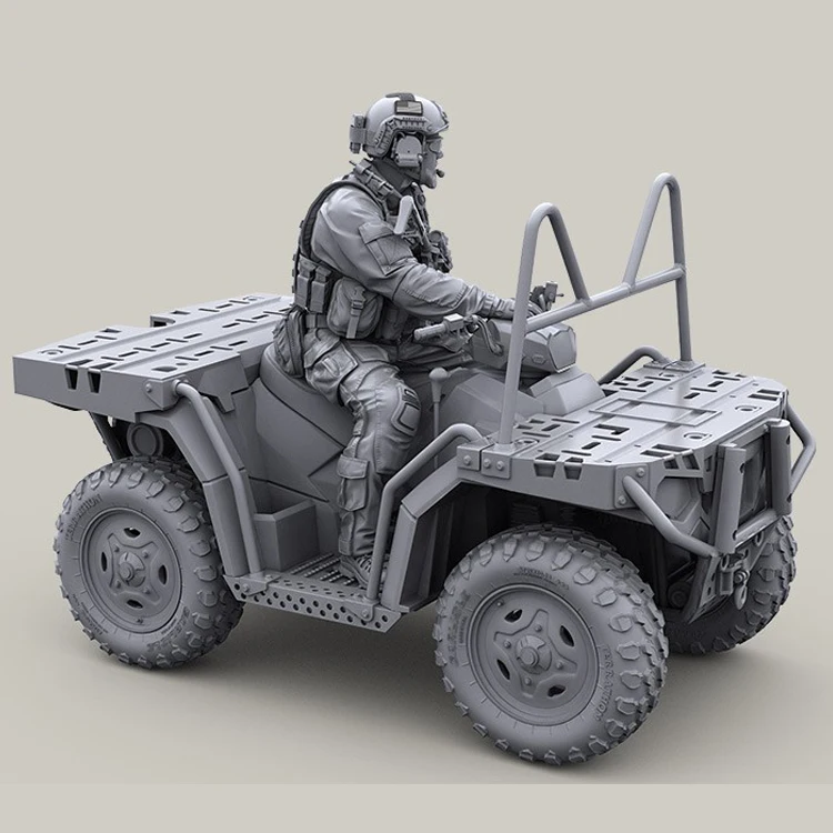 1/35 США спецназ современный вездеход с Mk18 не включает автомобиль полимерную