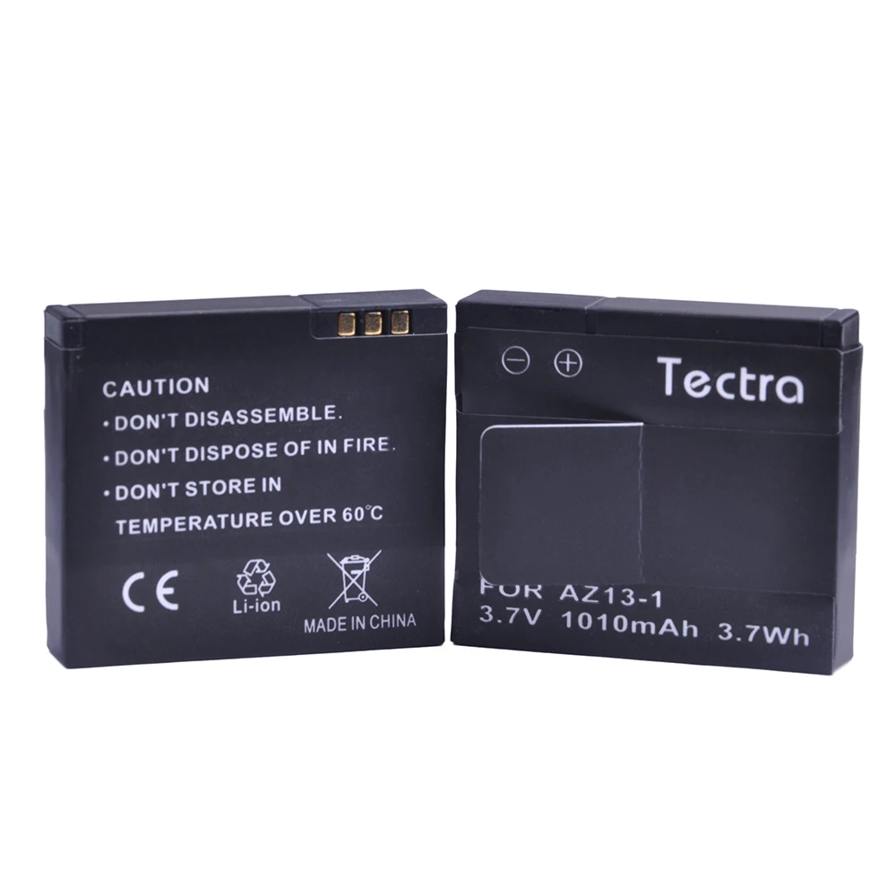 Tectra High Quality 5PCS 1010mAh AZ13-1 AZ13 Replacement Battery Batteria for Xiaomi Yi XiaoYi yi Action Camera | Электроника
