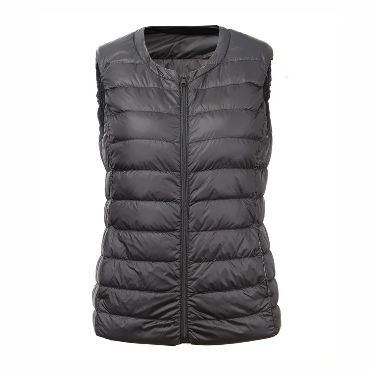 Бренд NewBang, 4XL, 5XL, большой размер, жилет, Женский Теплый жилет, ультра-светильник, жилет для женщин, портативный, без рукавов, зимний, теплый, с подкладкой