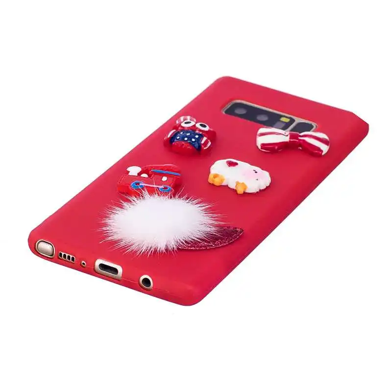 ANSHOW Bling Diamond Christmas Gift Soft Silicone Case For Galaxy Note 8 S8 Plus (J7 J5 J3)2017 Santa Claus Snow Cover 70PCS |