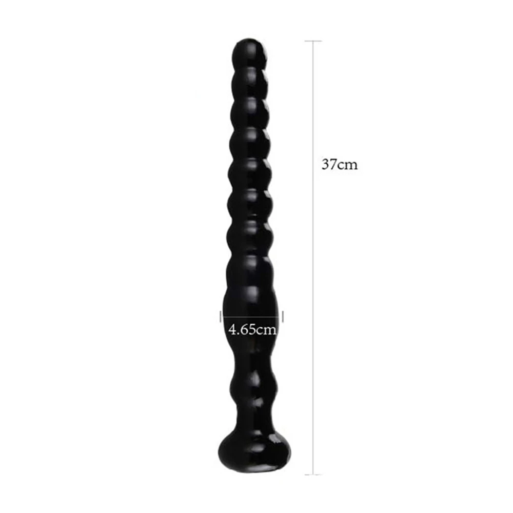 Длинный Анальная пробка большой фаллоимитатор с присоской для мастурбации