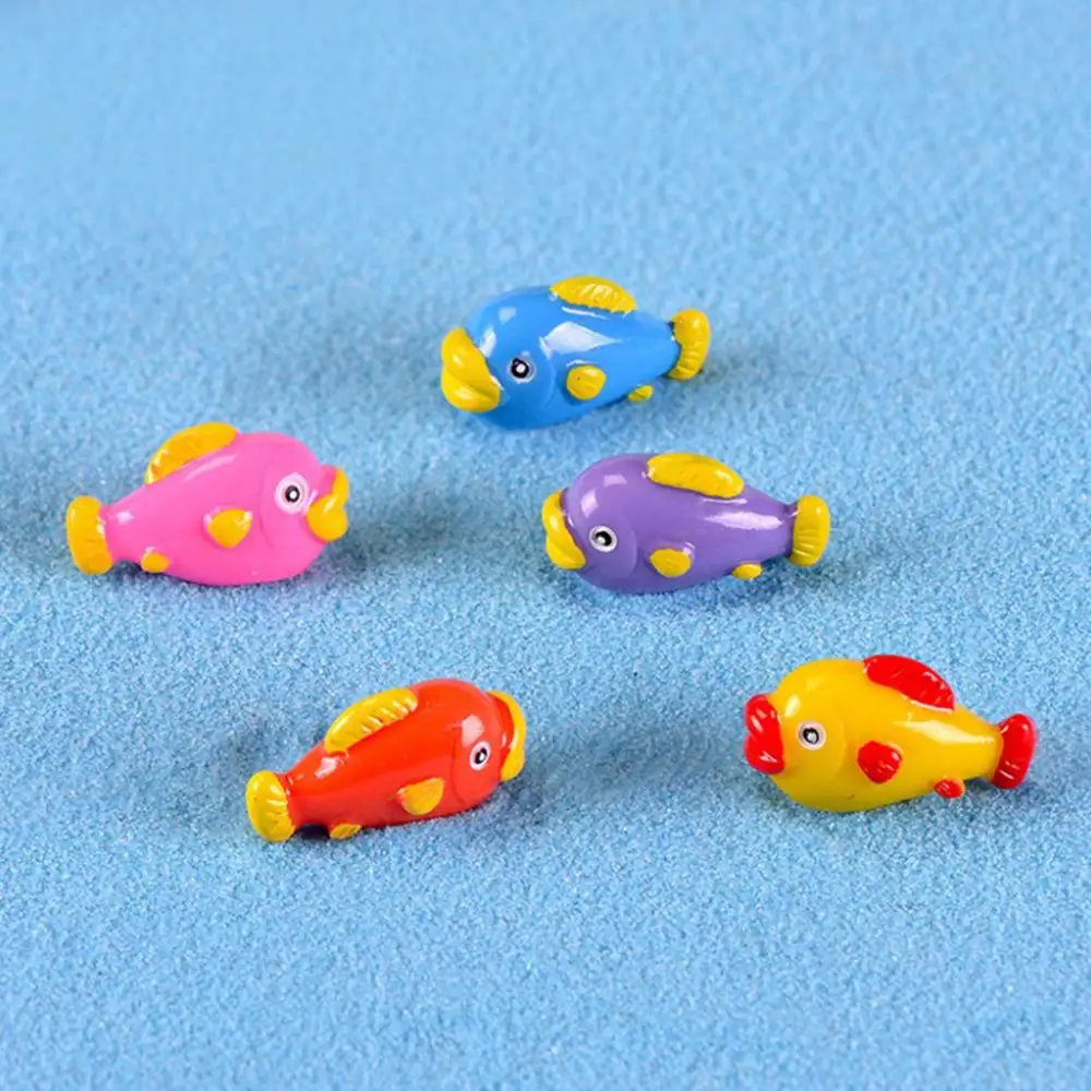 5 шт. миниатюрные фигурки рыб из смолы|Статуэтки и миниатюры| |