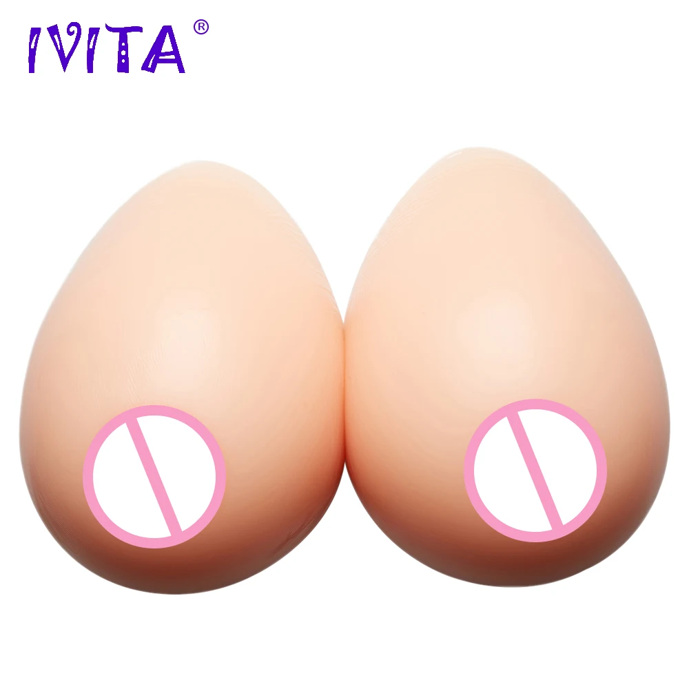 IVITA 2000 г силиконовая искусственная капля груди формирует реалистичные