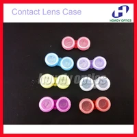100pcslot wholesale clc06 lovely bear contact lenses box case fashion contact lens case promotional gift free shipping