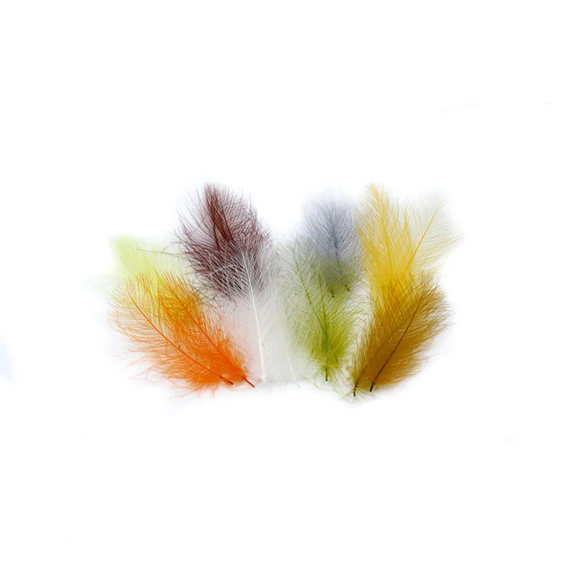 PERSUADER 8optional colors CDC waterproof feather for fly tying flies Cul De canard/butt duck indumentum dry fly bait materials