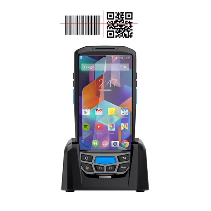 Manufacturers mobile cordless Android rugged handheld pda barcode scanner for item upc square symbol qr code reader pdas | Компьютеры и