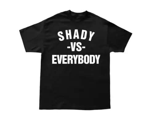 Shady VS 'all футболка Eminem Slaughterhouse с круглым вырезом многоцветная Модная стильная
