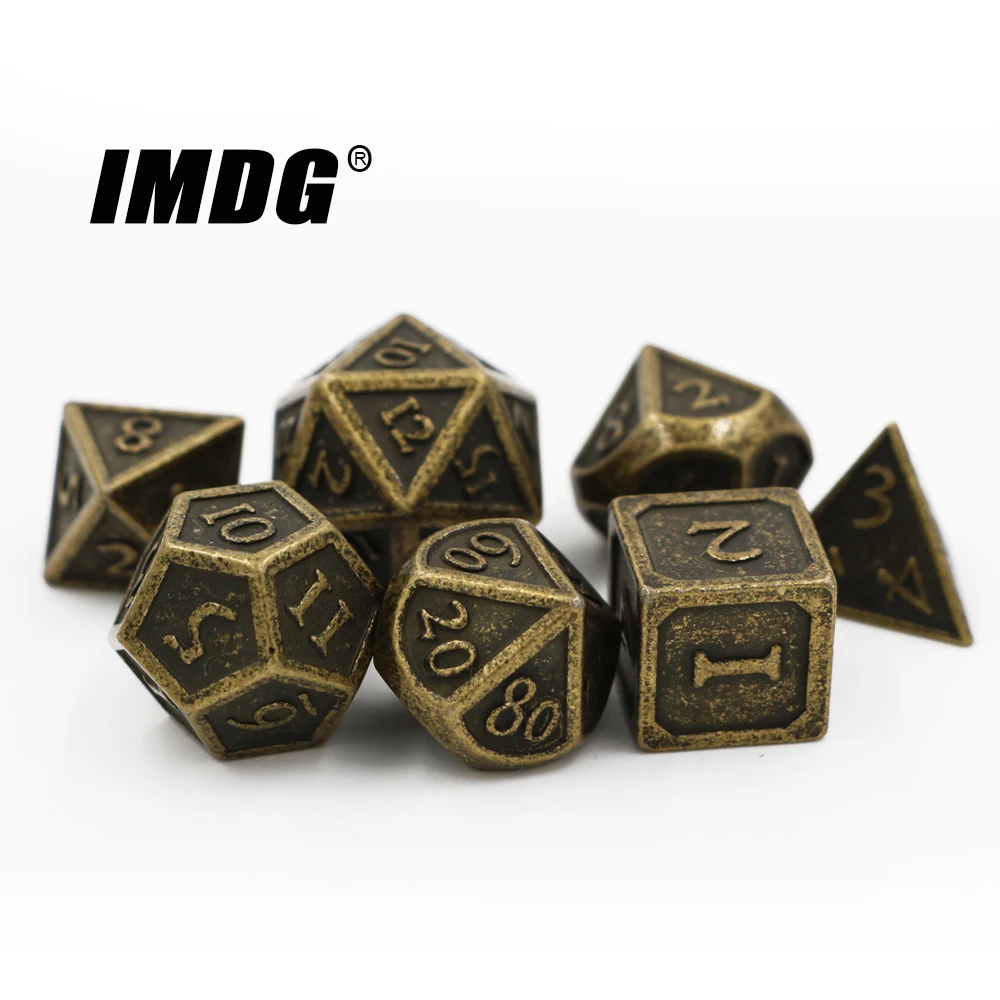 IMDG 7 шт./компл. креативные игровые кости для ролевых игр многогранные