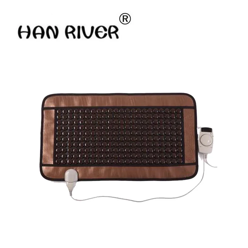 

45 x80cm warm germanium stone physiotherapy pad ms tomalin electric heating jade sofa cushion tourmaline body massager