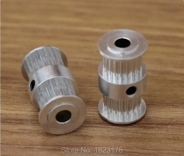 Высокое качество GT2 20 зубчатый ролик двойной диаметр головки 5 мм/8 мм для ширины