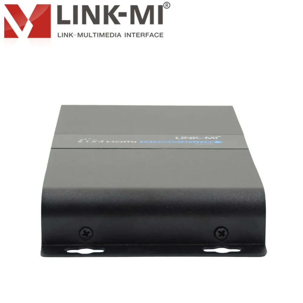 LINK MI 60 м HDMI удлинитель сплиттер 1x4 отображает более одного CAT6/6a/7 поддерживает ИК