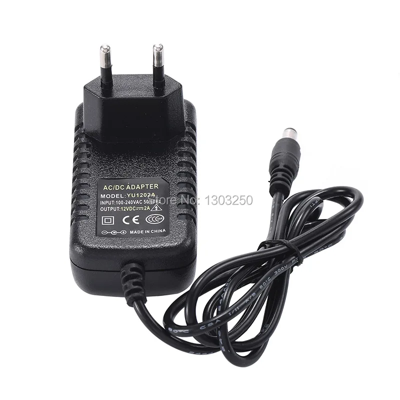 AC 100 240V к DC 12V 2A адаптер питания Трансформатор 1.5A EU US UK AU вилка для 3528 5050 5360