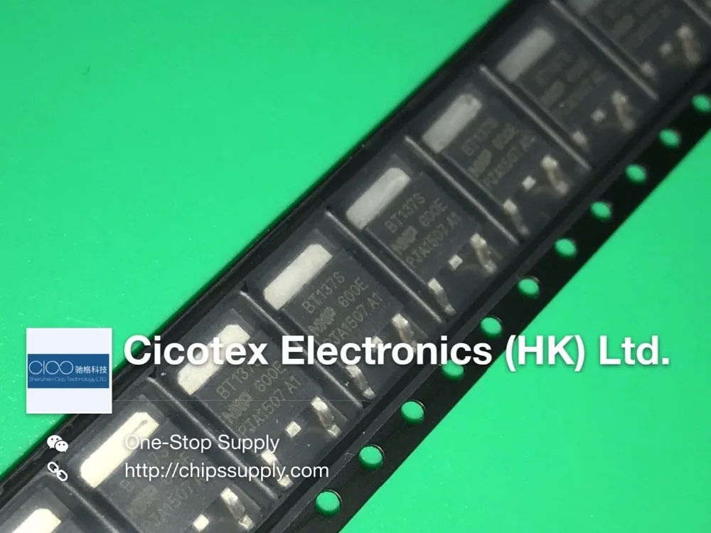 10 шт./лот BT137S-600E TO252 TRIAC SENS GATE 600V 8A DPAK 118