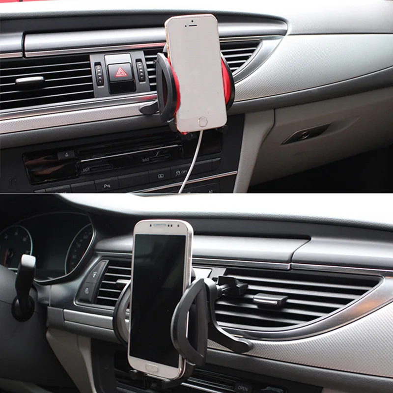 1 шт. автомобильная подставка для телефона с креплением на вентиляционное