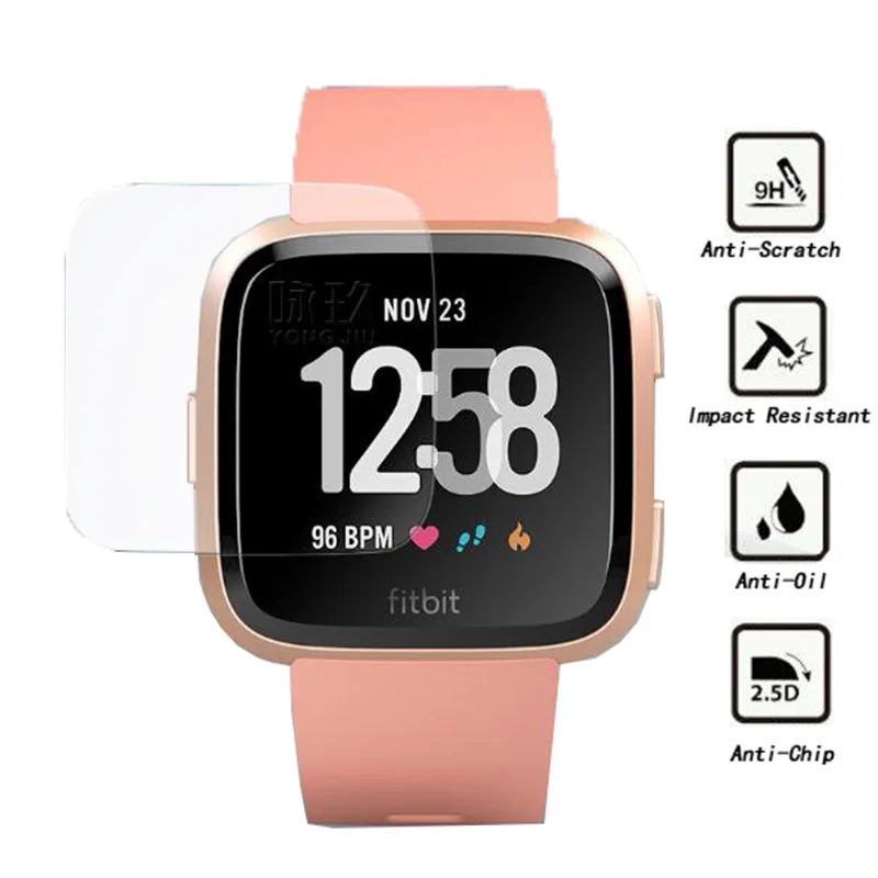 Закаленное стекло для Fitbit versa/всплеск напряжения 2.5D Защитная пленка экрана