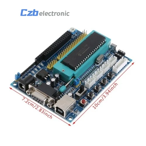 USB пик развитию PIC16F877A 12 В DC JTAG Минимальная Системы микроконтроллер модуль MAX3232 ISP IO