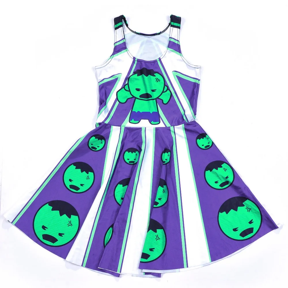 Платье для девочек больших размеров женское платье с цифровым принтом рисунок в