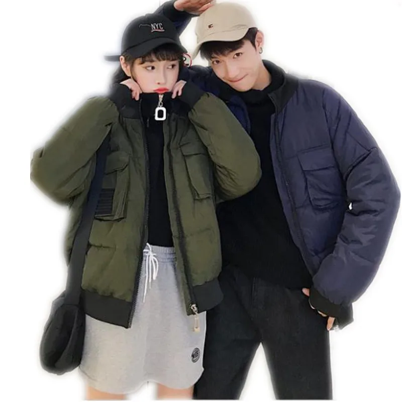 Новые модные парные зимние короткие парки 2018 пуховая хлопковая куртка для женщин