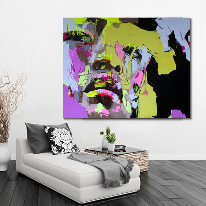 Francoise Nielly на холсте палитра нож для лица картина маслом настенные художественные