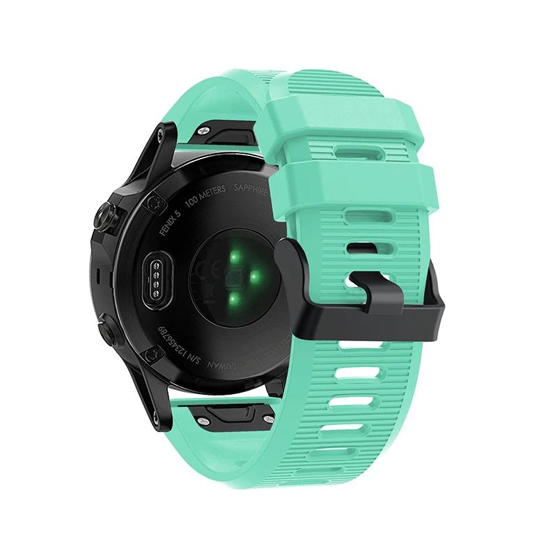 26 22 20 мм ремешок для garmin fenix 5 5X 5S Plus 3 3HR часы Quick fit Силиконовый Easyfit наручные часы ремешок для garmin fenix 5x5 5S
