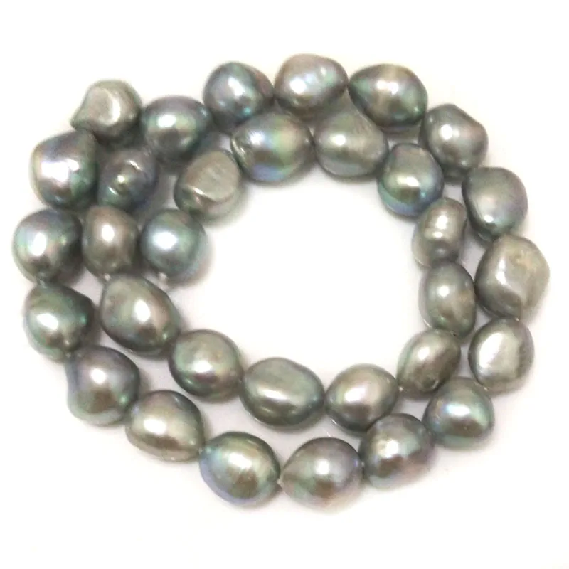 

16 inches 11-13mm AA+ Natural White Baroque Pearl Loose Strand